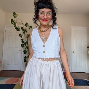 A New Day White Sleeveless Vest top